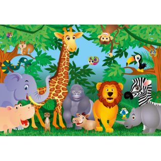 Brewster Home Fashions Ideal Decor In The Jungle Wall Mural