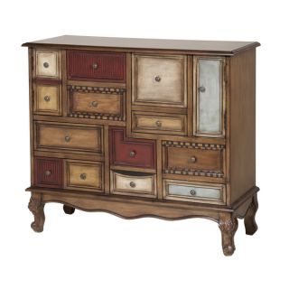 Shelby 14 drawer Multicolored Wood Accent Chest   15920632  