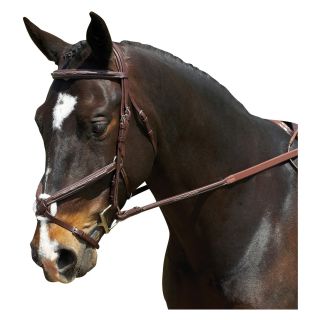 Collegiate Comfort Crown Raised Padded Fancy Stitched Figure 8 Bridle   English Saddles & Tack