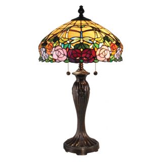Dale Tiffany Zenia Rose Table Lamp   Tiffany Lamps