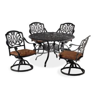 Home Styles Contemporary Floral Blossom Five Piece Dining Set