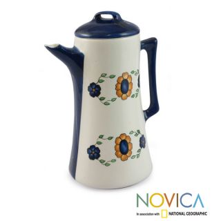 Handcrafted Ceramic Margarita Coffee Pot (Guatemala)   15326499
