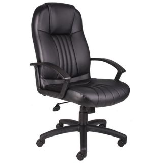 Boss Executive Mid back LeatherPlus Bonded Leather Chair