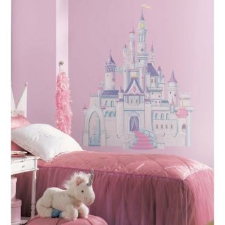 RoomMates Disney Princess Glitter Castle Peel & Stick Giant Wall Decal