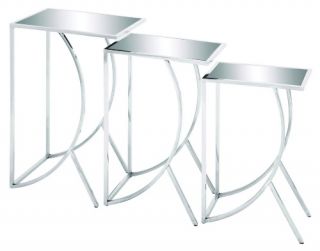 Benzara Metal Glass Table with Suave Appeal and Solid Construction   End Tables
