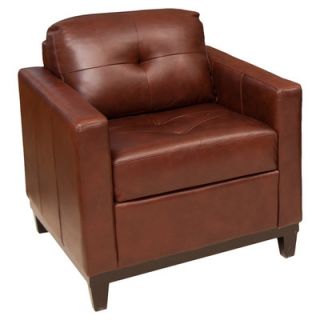 Elements Fine Home Furnishings Carlton Top Grain Leather Chair