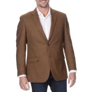 Prontomoda Elite Mens Coffee Rich Wool Blazer