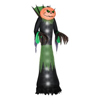 Gemmy Airblown Pumpkin Head Reaper Inflatable   Outdoor Decor