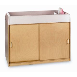 Whitney Bros. Changing and Storage Cabinet with Easy Wash Top