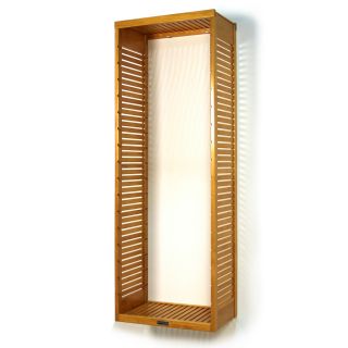 John Louis Home 16 in. Depth Tower Shell   Wood Closet Organizers