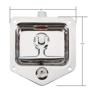 Buyers Folding T Latch — Fits 3 3/4in. x 4in. Thick Doors  Truck Box Accessories