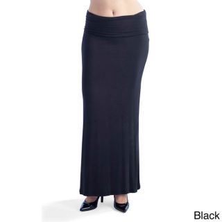 24/7 Comfort Apparel Womens Fold over Maxi Skirt   15781011