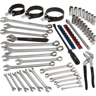 Klutch Diesel Mechanic's Add-On Tool Set — 45-Pc., 1/2in. Drive  Tool Sets