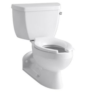 Kohler Barrington Pressure Lite Toilet with Elongated Bowl and Right
