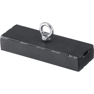 AMK Magnetics Black Heavy-Duty Holding/Retrieving Magnet — 175-Lb. Capacity, Model# 07208  Magnets