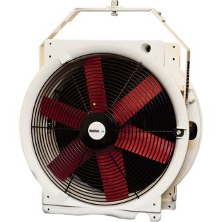 Vostermans Multifan 20in. Circulator Fan — With Stirrup, 1/2 HP, 4,750 CFM, 120 Volt, Model# B4E5003HVPC  Wall Mount   Garage Fans