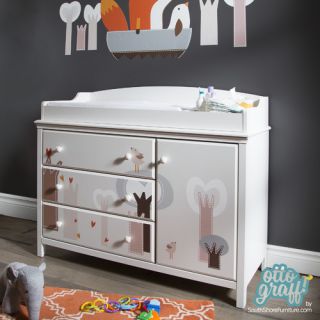 Cotton Candy Changing Table