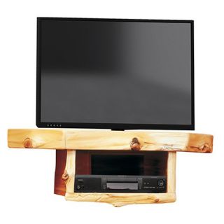 Fireside Lodge 21 in. Cedar Corner TV Shelf with DVR/DVD Player Shelf   TV Stands