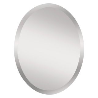 Infinity Frameless Oval Mirror   22W x 28H in.   Mirrors