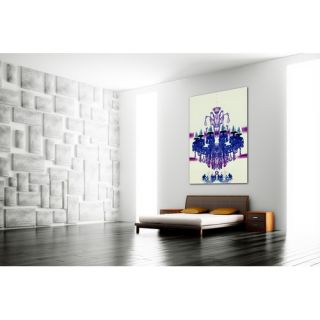 Elegant Radiance Reverse Graphic Art on Canvas by Fluorescent Palace