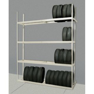 Tire Storage 84 H 4 Shelf Shelving Unit Starter by Hallowell