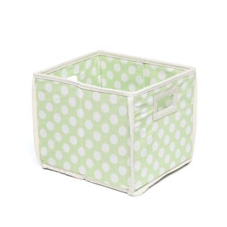 Badger Basket Folding Storage Cube in Polka Dot