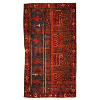 Herat Oriental Semi antique Afghan Hand knotted Tribal Balouchi Blue