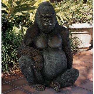 Design Toscano Western Lowland Gorilla Giant Great Ape Statue