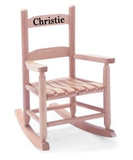 Troutmans Chair Co. Personalized Baby Elizabeth Rocking Chair   Indoor Rocking Chairs