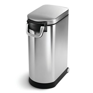 simplehuman X Large Pet Food Storage Can   Stainless Steel  
