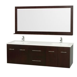 Virtu USA Caroline Avenue 72 inch Double Sink Bathroom Cabinet Only