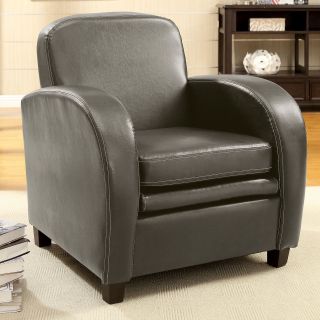 Furniture of America Merdelle Padded Leatherette Chair   Accent Chairs