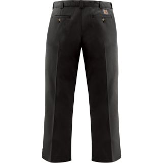 Carhartt Twill Work Pant — Black, 40in. Waist x 34in. Inseam, Regular Style, Model# B290  Pants