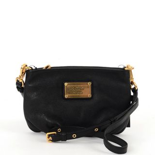 MARC by Marc Jacobs Classic Q   Percy Black Leather Crossbody Bag