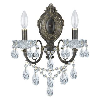 Crystorama 5192 EB CL MWP Legacy Wall Sconce   12W in.   Wall Sconces