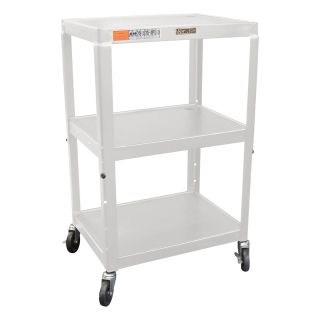 Luxor Metal Utility Cart — 3-Shelf, 400-Lb. Capacity  Utility Carts