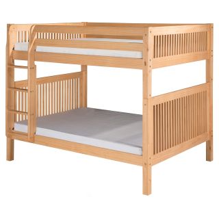 Camaflexi Mission Headboard Full over Full Bunk Bed   Bunk Beds & Loft Beds