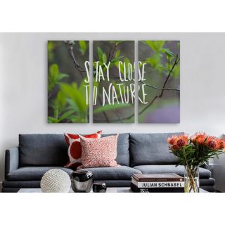 Leah Flores Nature by Piece on Wrapped Canvas Set by iCanvas