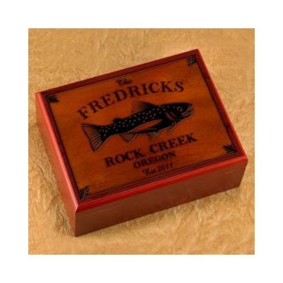 JDS Personalized Gifts Personalized Gift Cabin Series Humidor