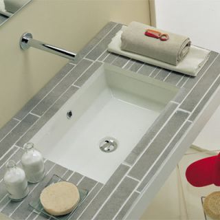 Scarabeo by Nameeks Tech Undermount Bathroom Sink   Art. 8037