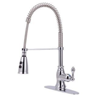 Ultra Faucets UF1220 Single Handle Pull Down Kitchen Faucet   Kitchen Faucets