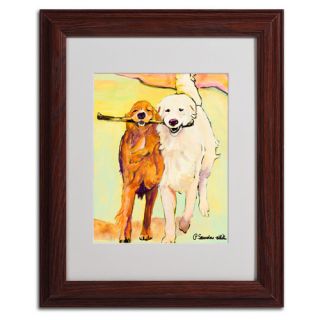 Trademark Art Stick With Me 1 by Pat Saunders White Painting Print