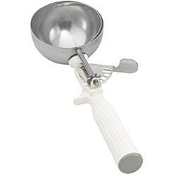 Vollrath White Handle Number 6 Food Disher   12347562  