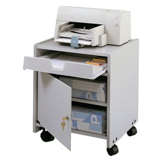 Safco Machine Floor Stand   Gray   Computer Carts