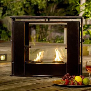 Upton Home Wesley Indoor/ Outdoor Portable Fireplace   12236908