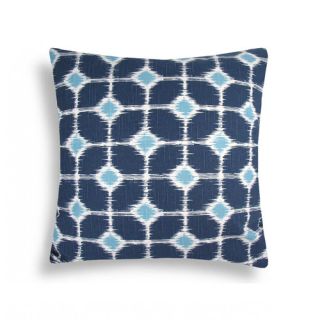 Geo Ikat Throw Pillow by Domusworks