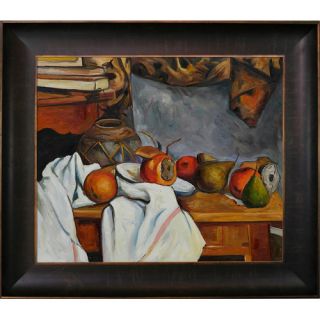 Cezanne Ginger Pot with Pomegranate and Pears Canvas Art by Tori Home