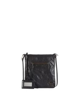 Balenciaga Classic Flat Crossbody Bag, Black