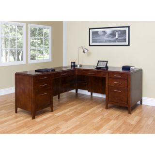 Martin Home Furnishings Concord Corner Desk with Return