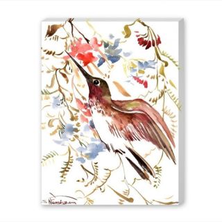 Hummingbird 14 Painting Print on Wrapped Canvas